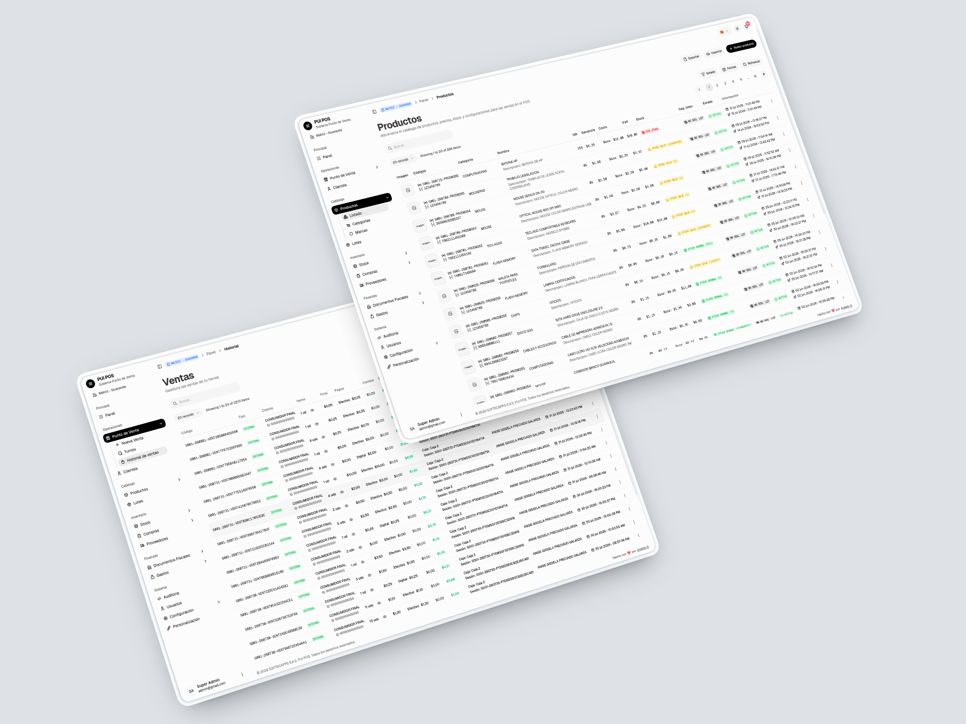 Platform dashboard preview